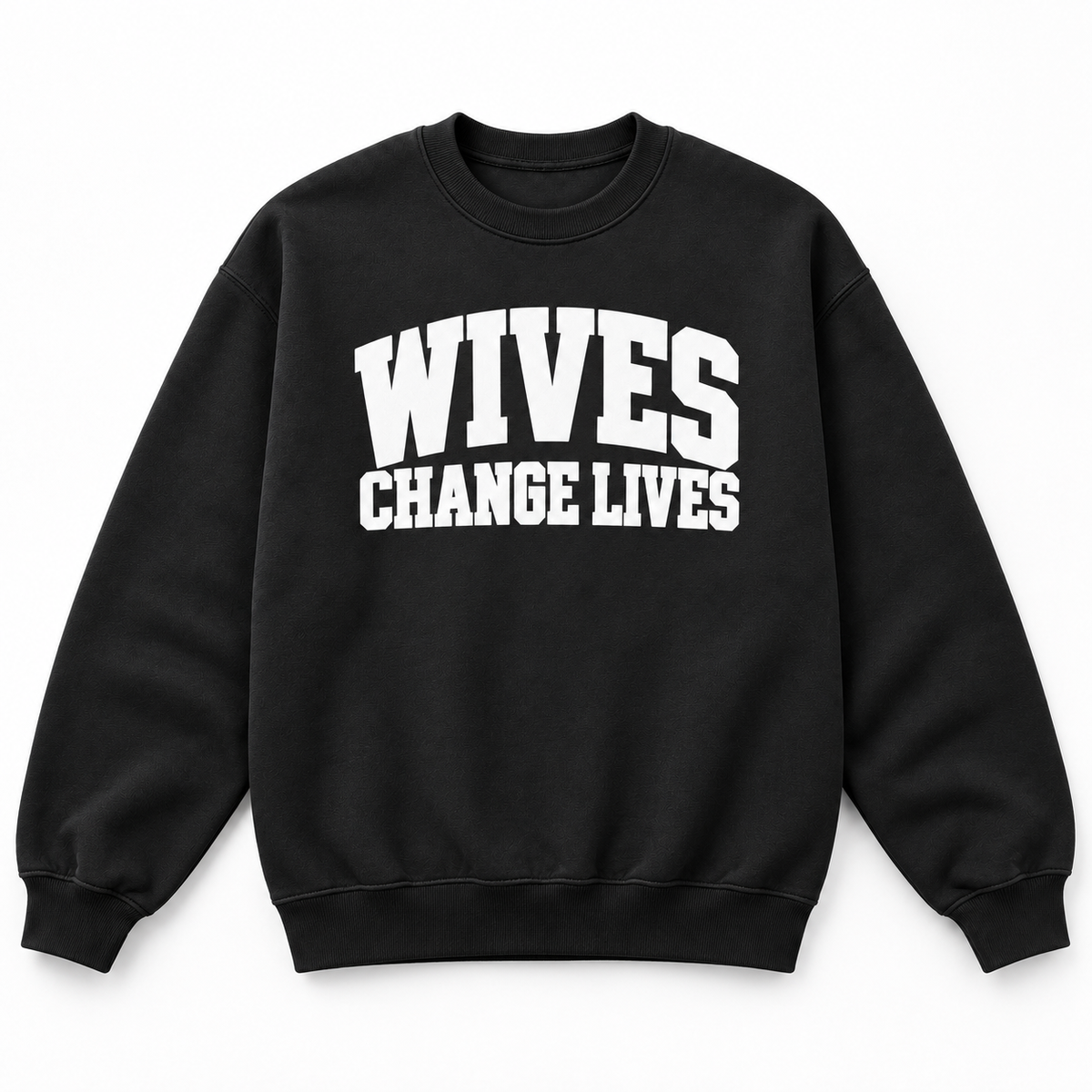 Heavyweight Oversized Crewneck Sweatshirt – Ash Black