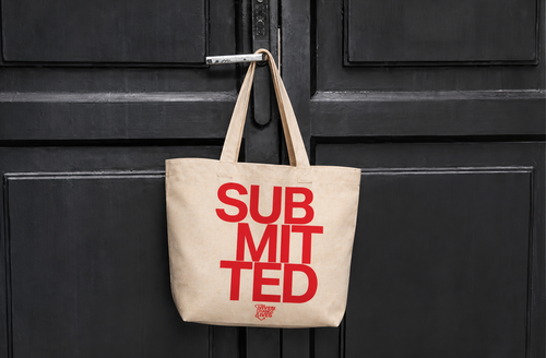 Submitted Red and Cream Tote