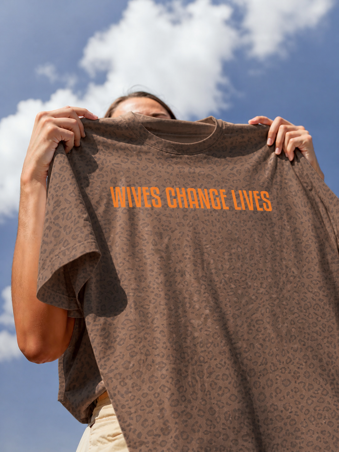 Leopard Wives Change Lives Tee