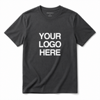 Custom Grey Basic Cotton T-Shirt