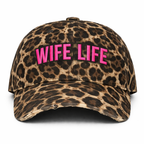 Wife Life Leopard Dad Cap
