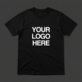 Custom Premium Black Cotton T-Shirt