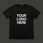 Custom Premium Black Cotton T-Shirt