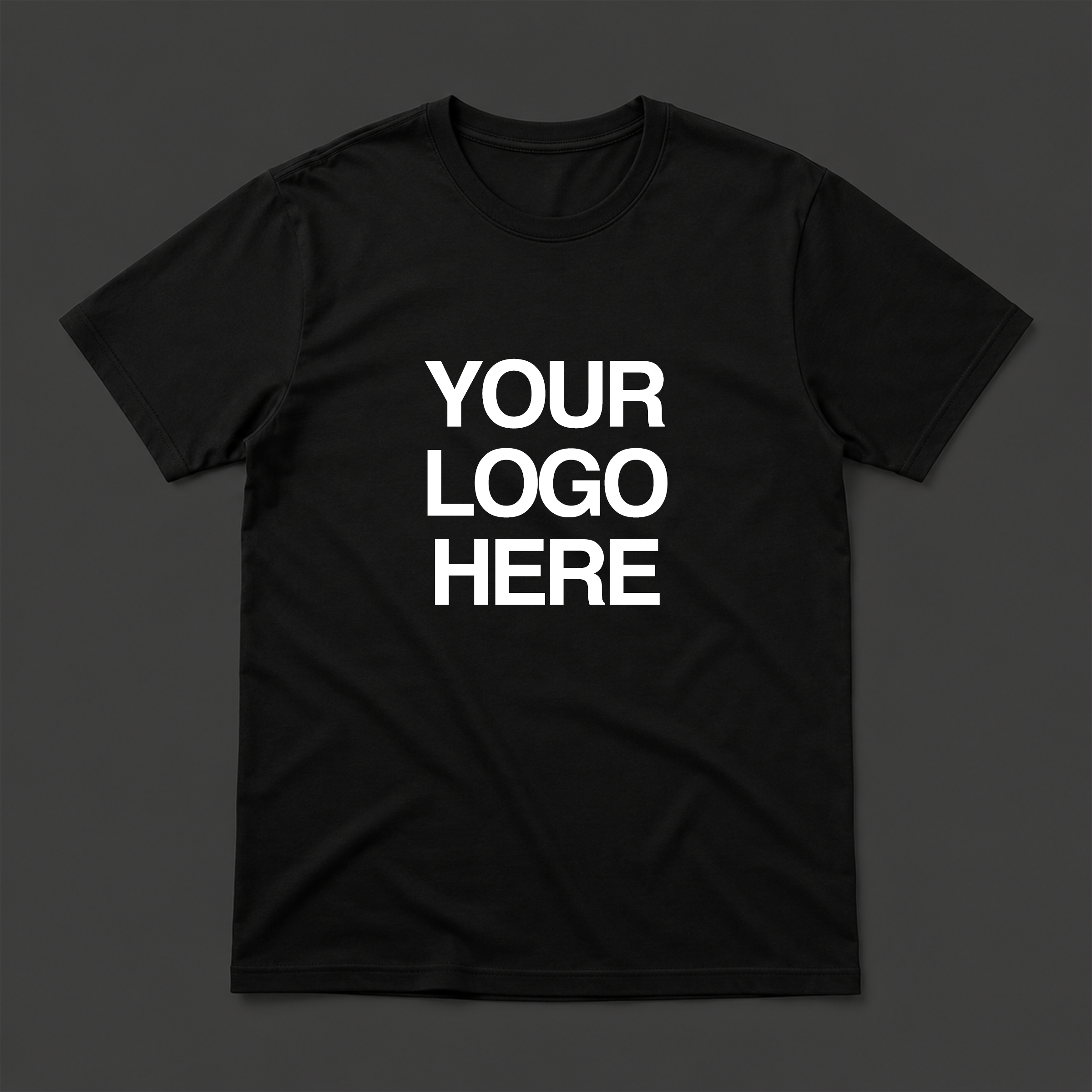 Custom Premium Black Cotton T-Shirt