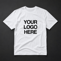 Custom Premium White Cotton T-Shirt